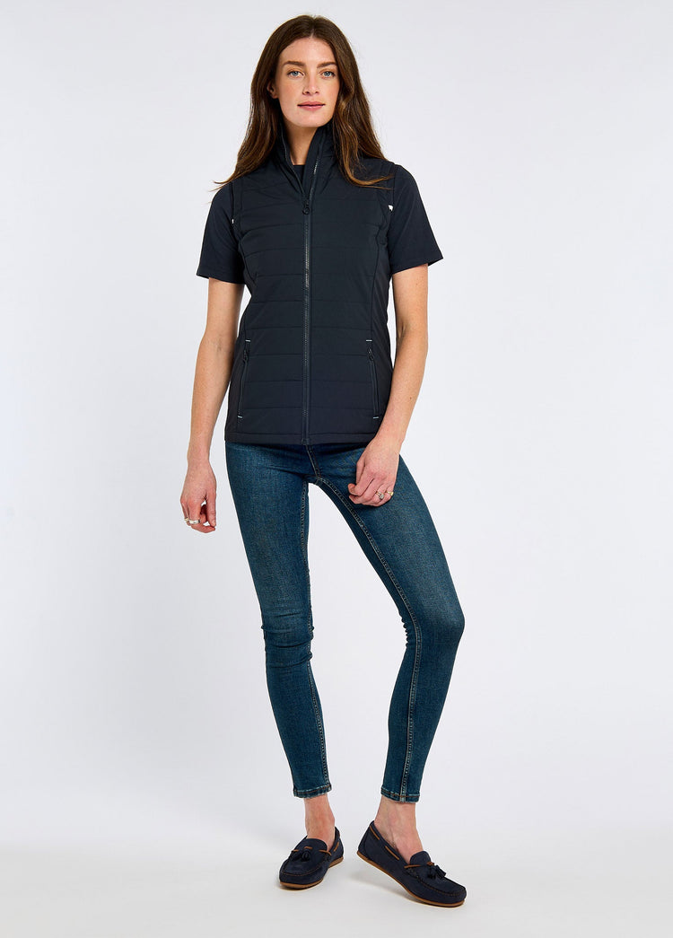 Bayside Dames Hybride bodywarmer - Navy