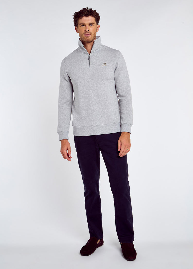 Boyce Heren Sweater - Grey Marl