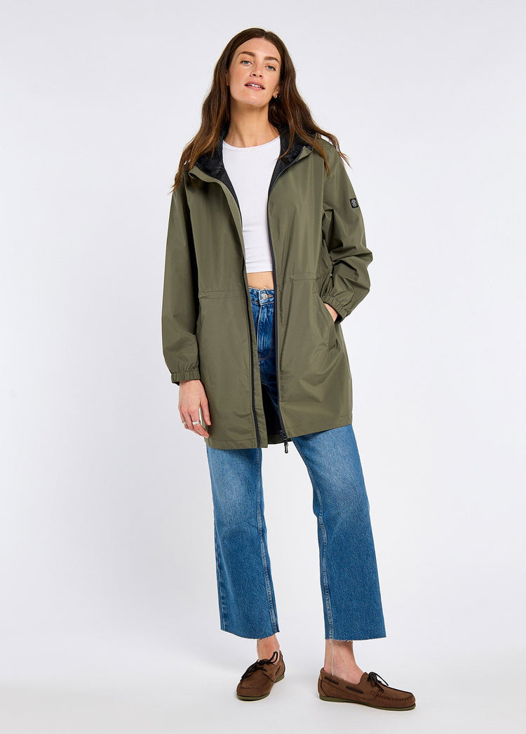 Brookside Dames Lange Regenjas - Kelp