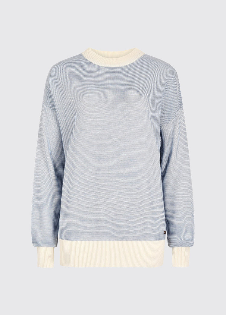 Carrick Dames Bamboo Sweater - Dusty Blue