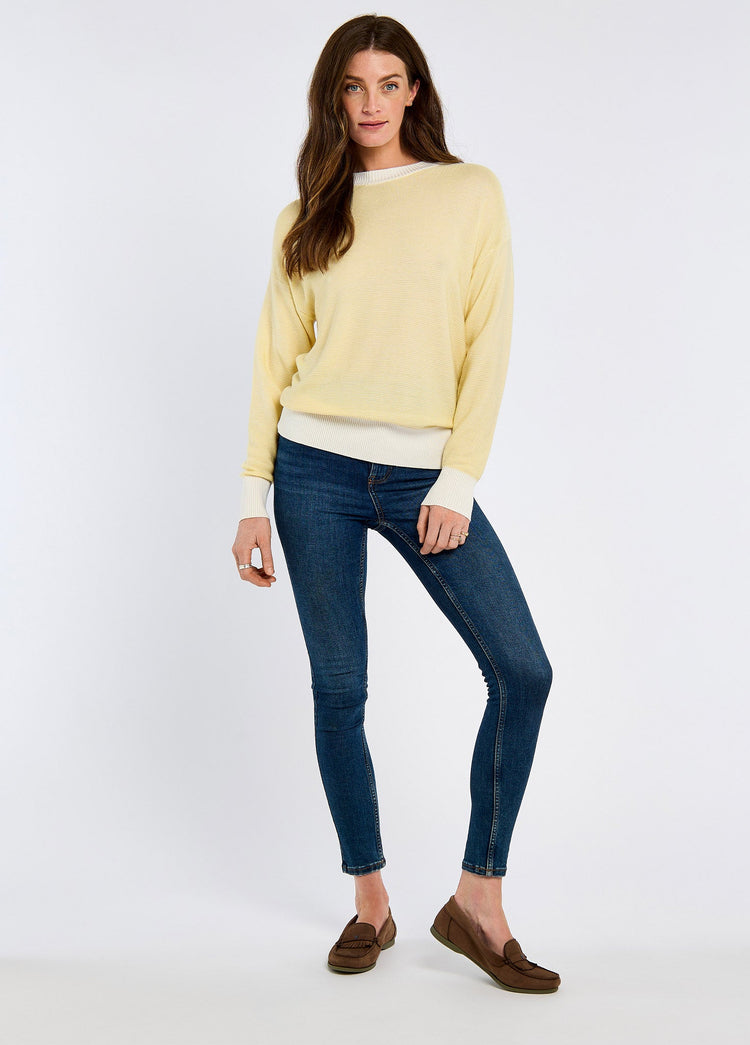 Carrick Dames Bamboo Sweater - Oyster