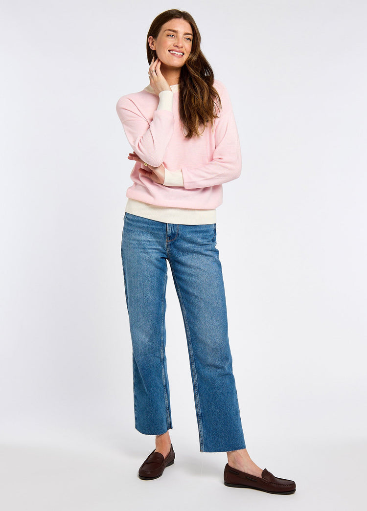 Carrick Dames Bamboo Sweater - Pink