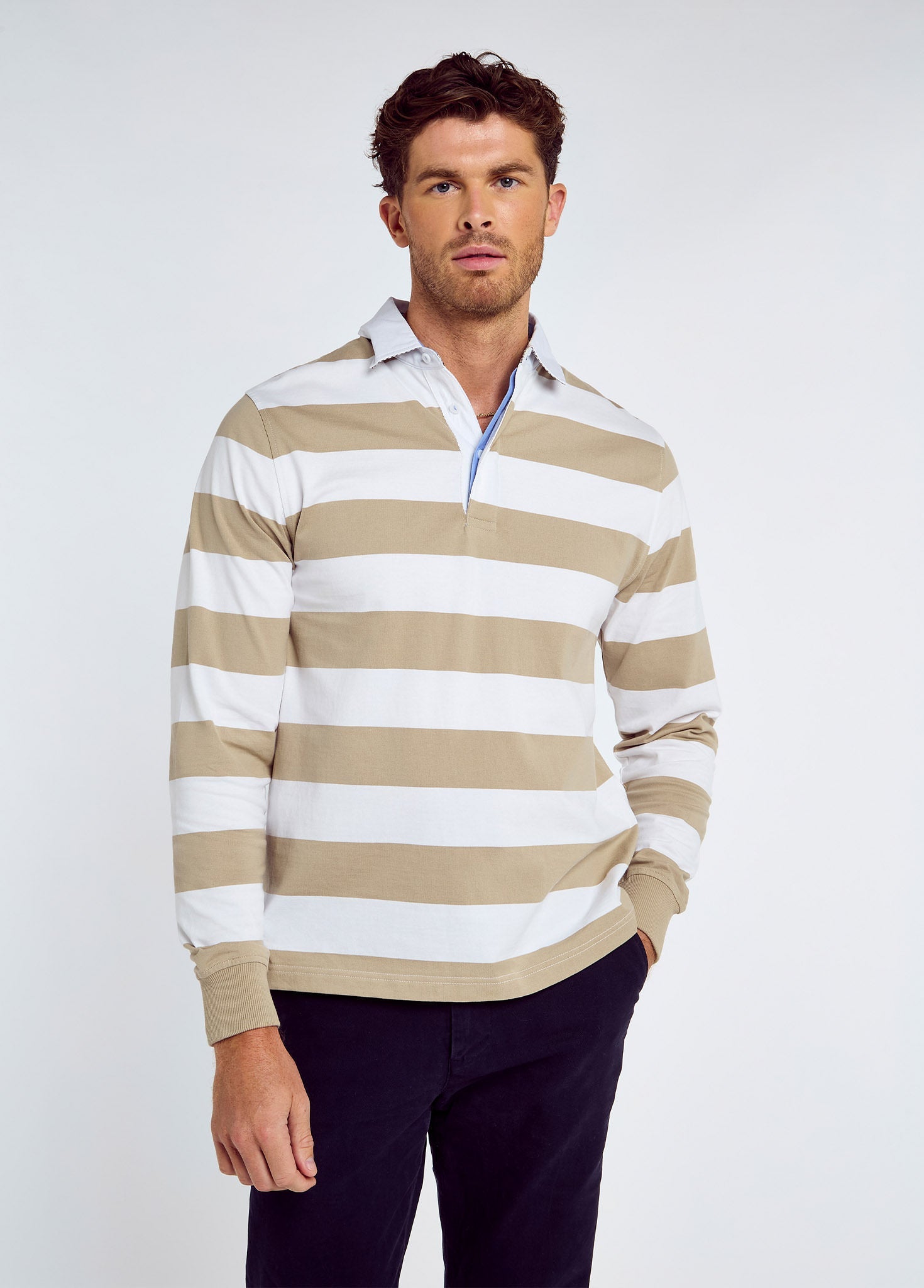 Goresbridge Rugby Top - Sand Multi