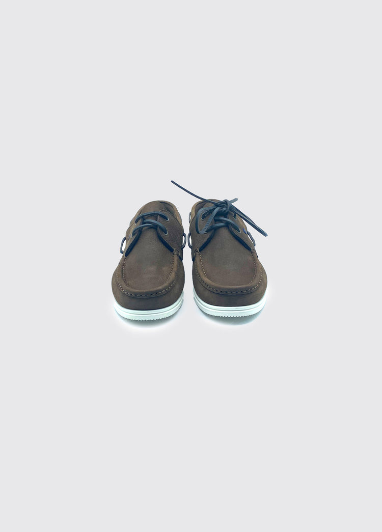 Admirals Dames Bootschoen - Walnut