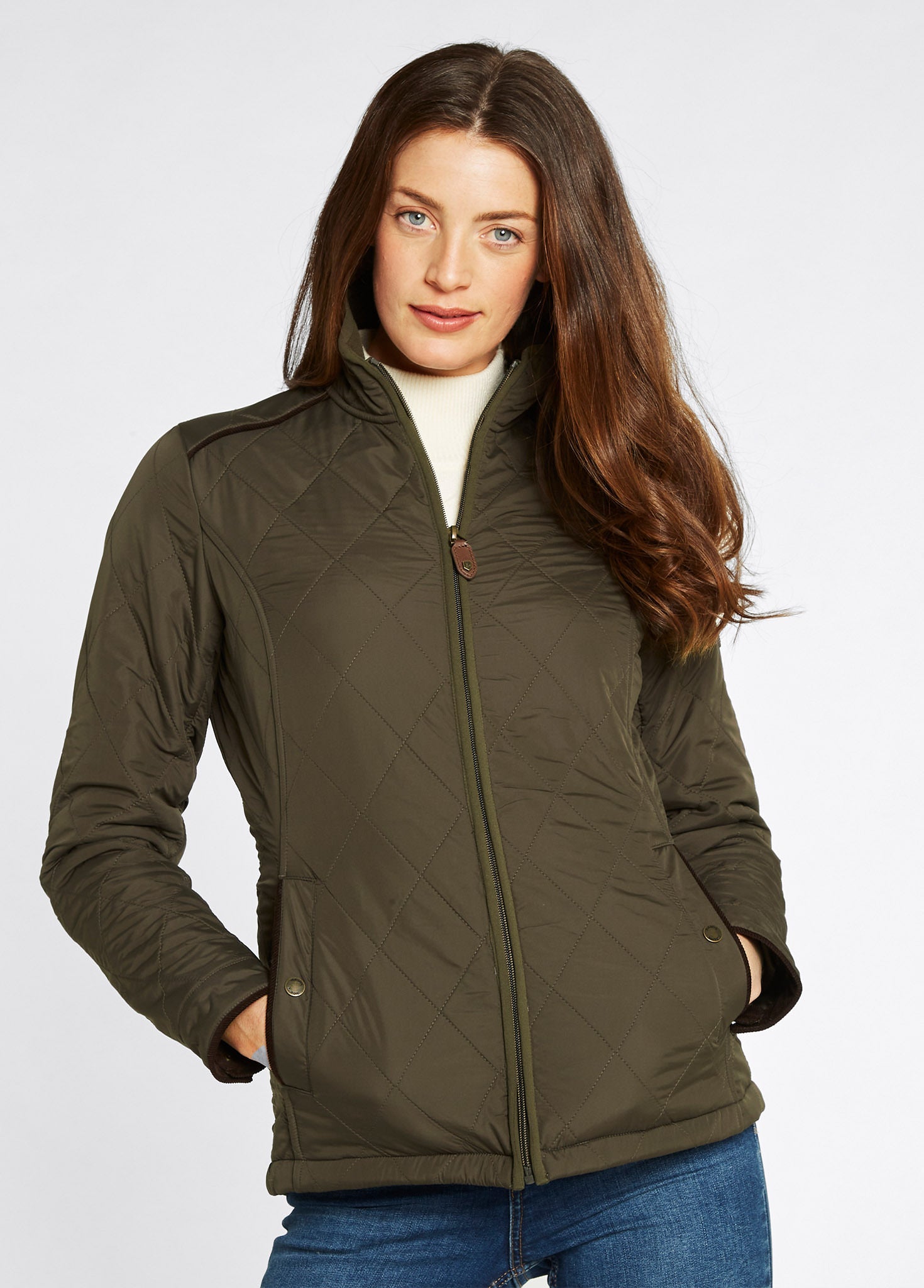 Glenfarne Gewatteerde Jas - Olive