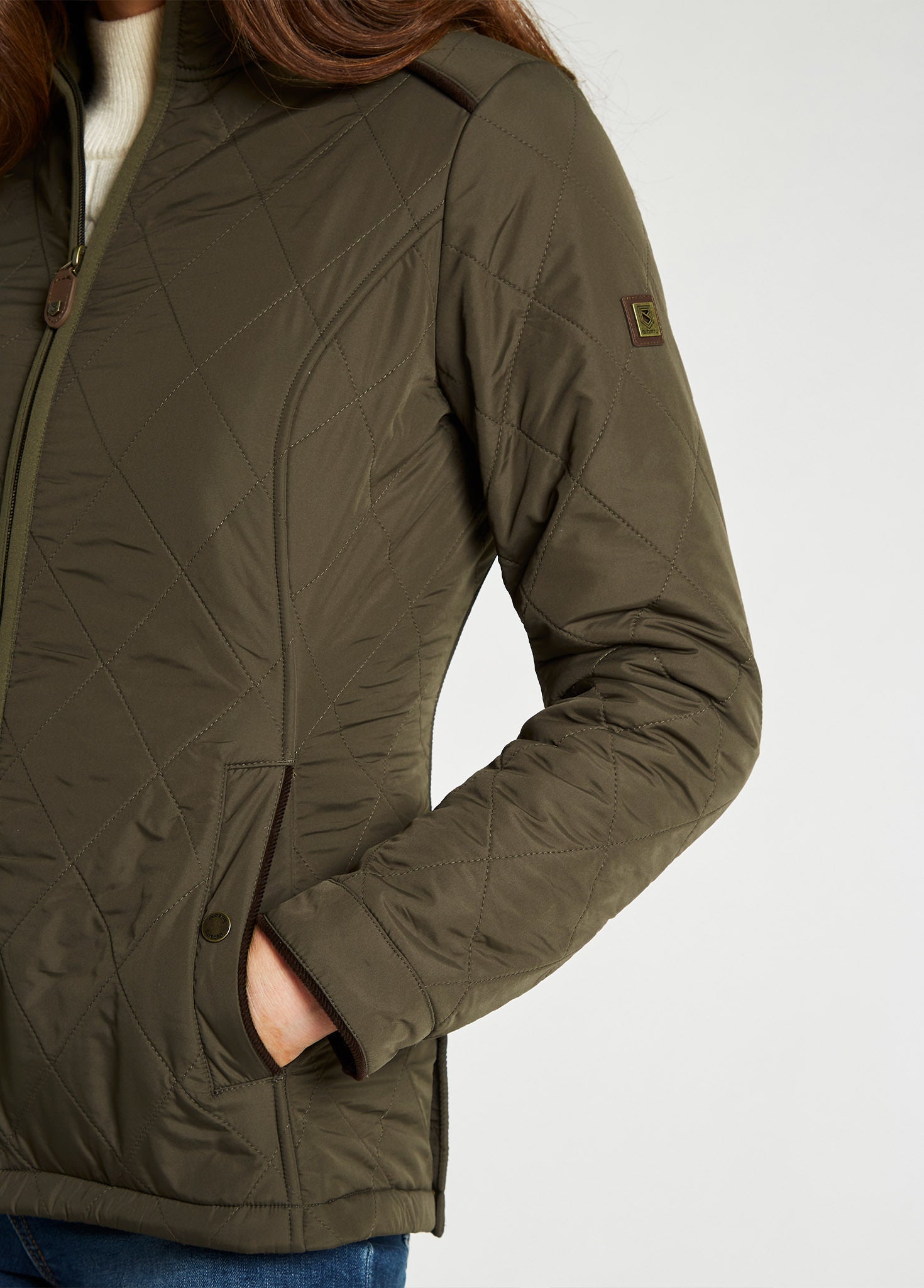Glenfarne Gewatteerde Jas - Olive