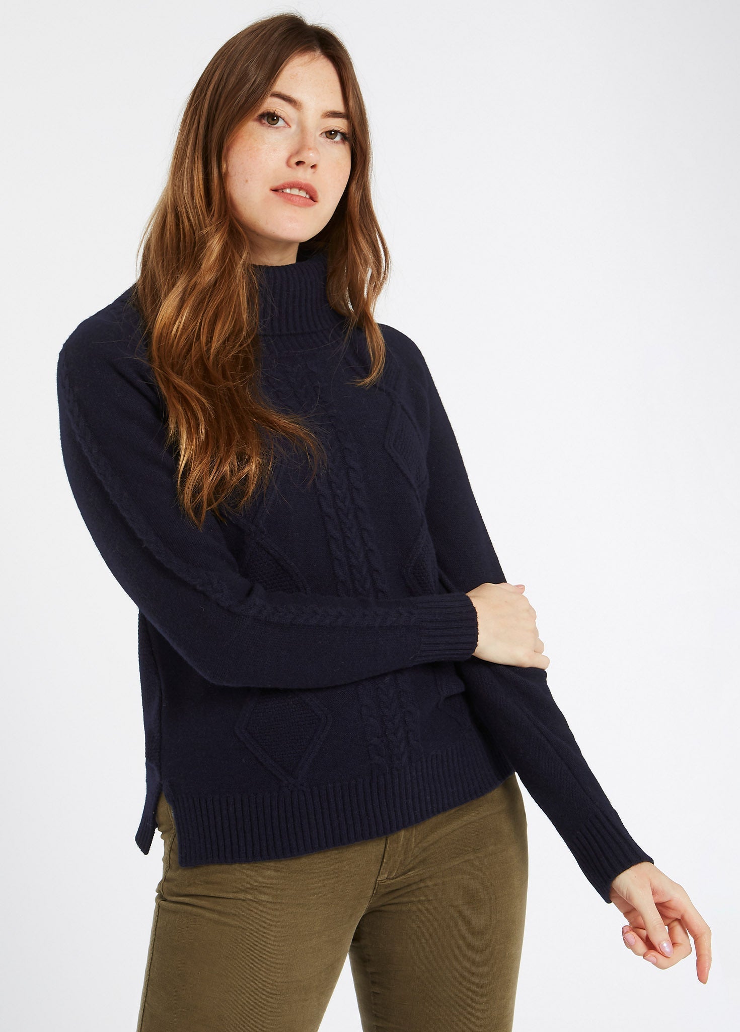 Kirkwood Chunky trui voor Dames - Navy