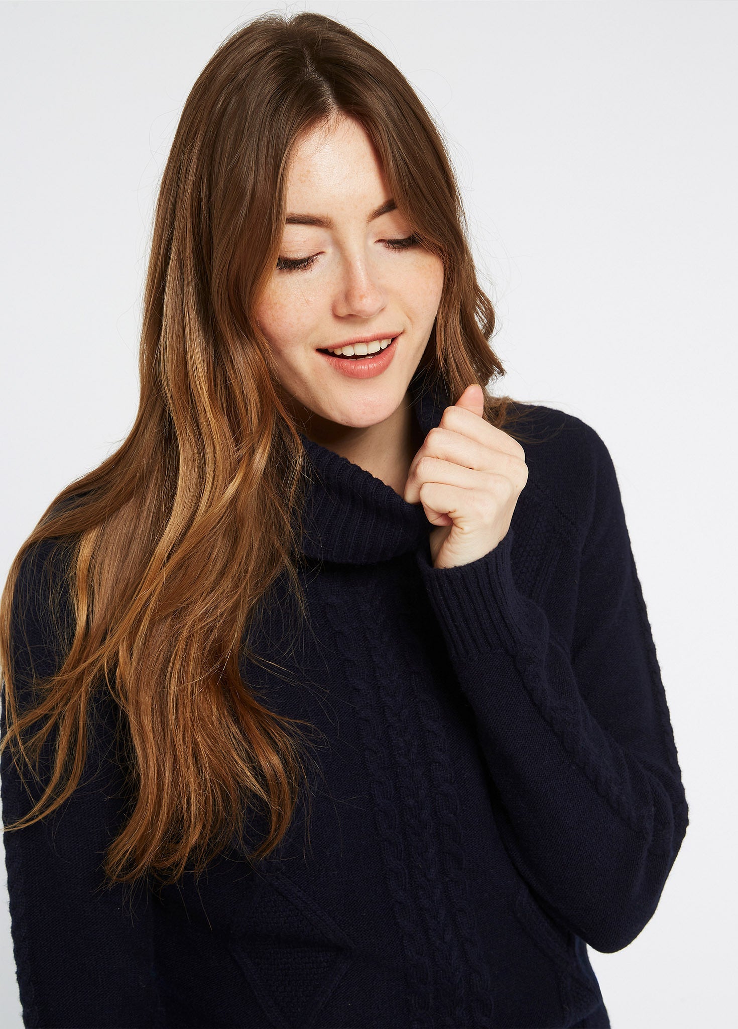 Kirkwood Chunky trui voor Dames - Navy