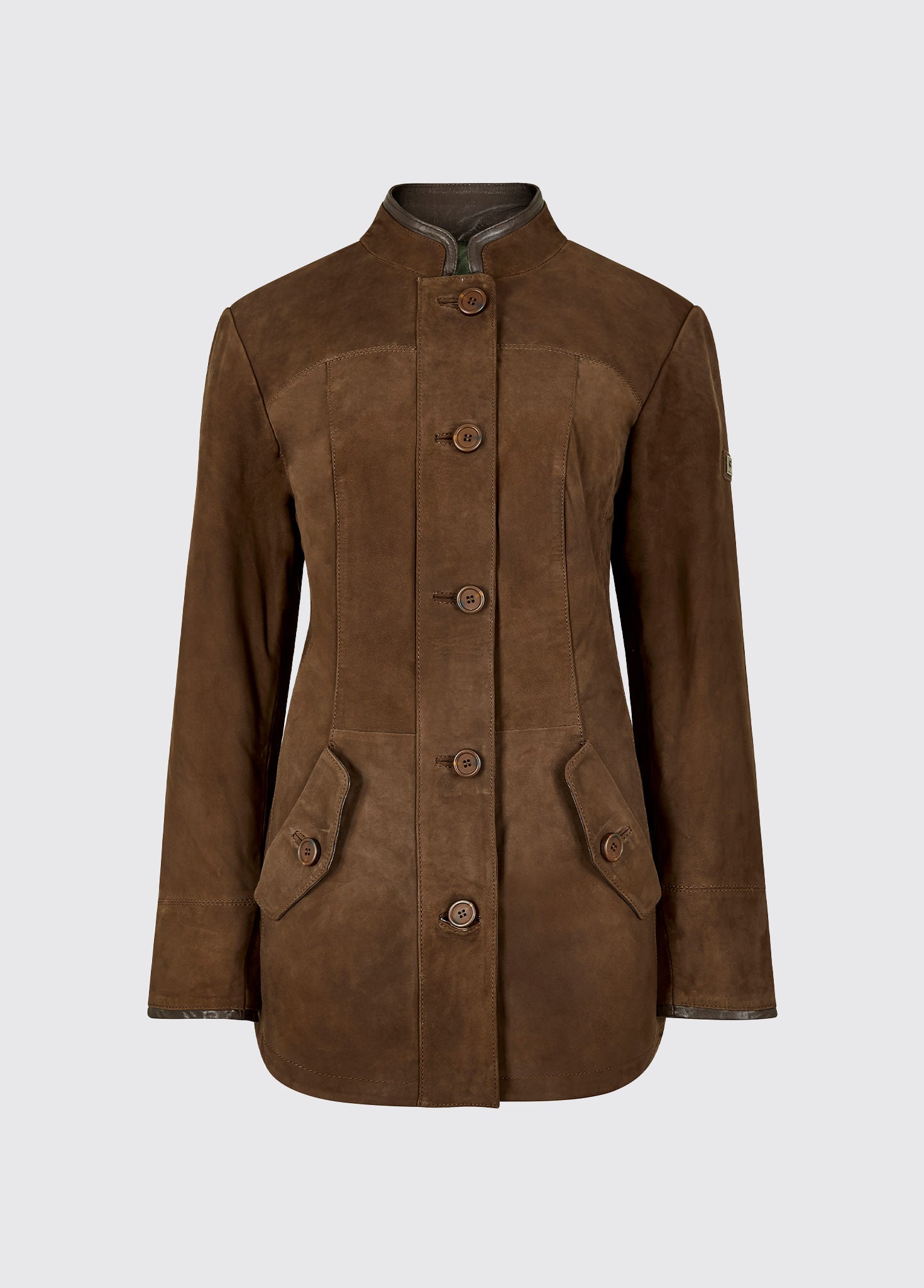 Joyce Dames Leren Jas - Walnut