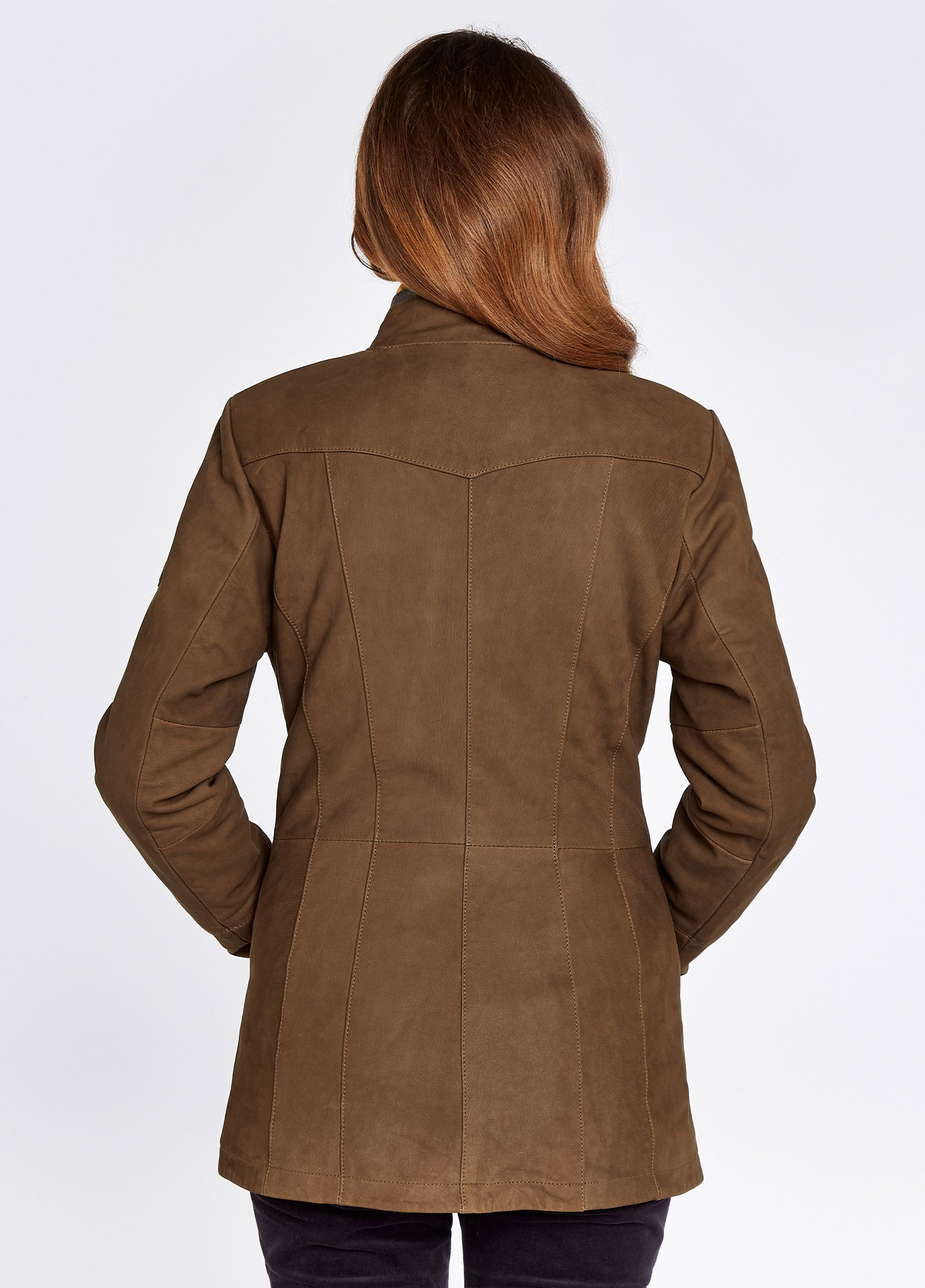 Joyce Dames Leren Jas - Walnut