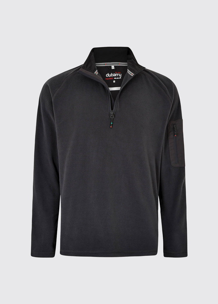 Valencia Fleece, Heren Halve Rits - Graphite