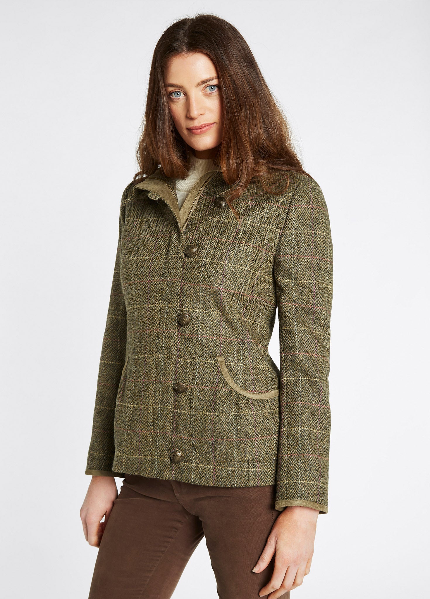 Bracken Tweed Jas - Thistle
