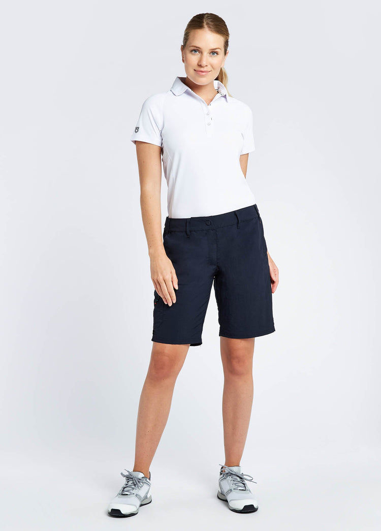 Minorca Dames Crew Short UPF 50 - Navy