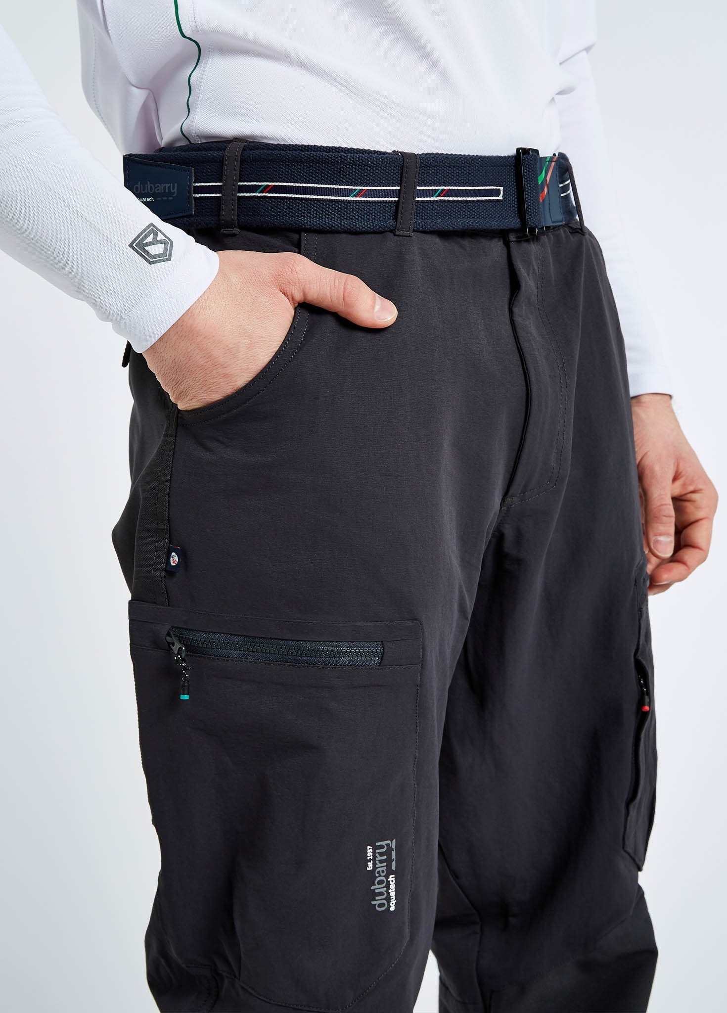 Dubrovnik Heren Technische Broek - Graphite