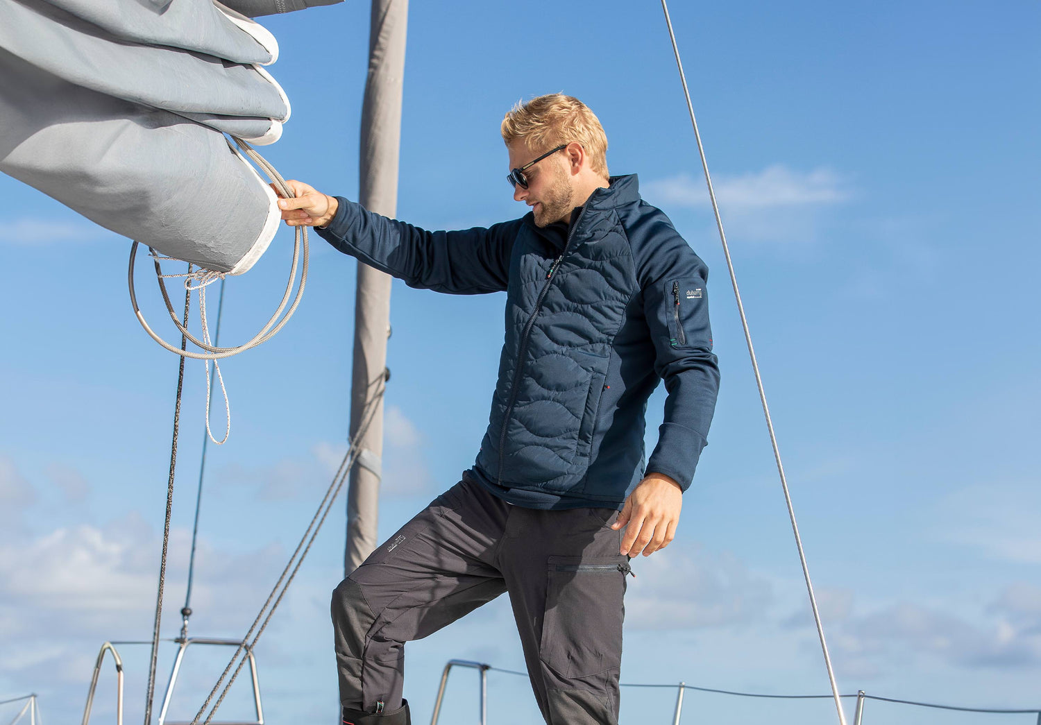 Atlantica Heren Hybride Primaloft® Jas - Navy