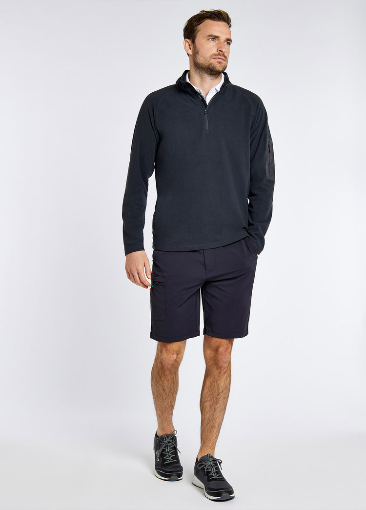 Valencia Fleece, Heren Halve Rits - Graphite
