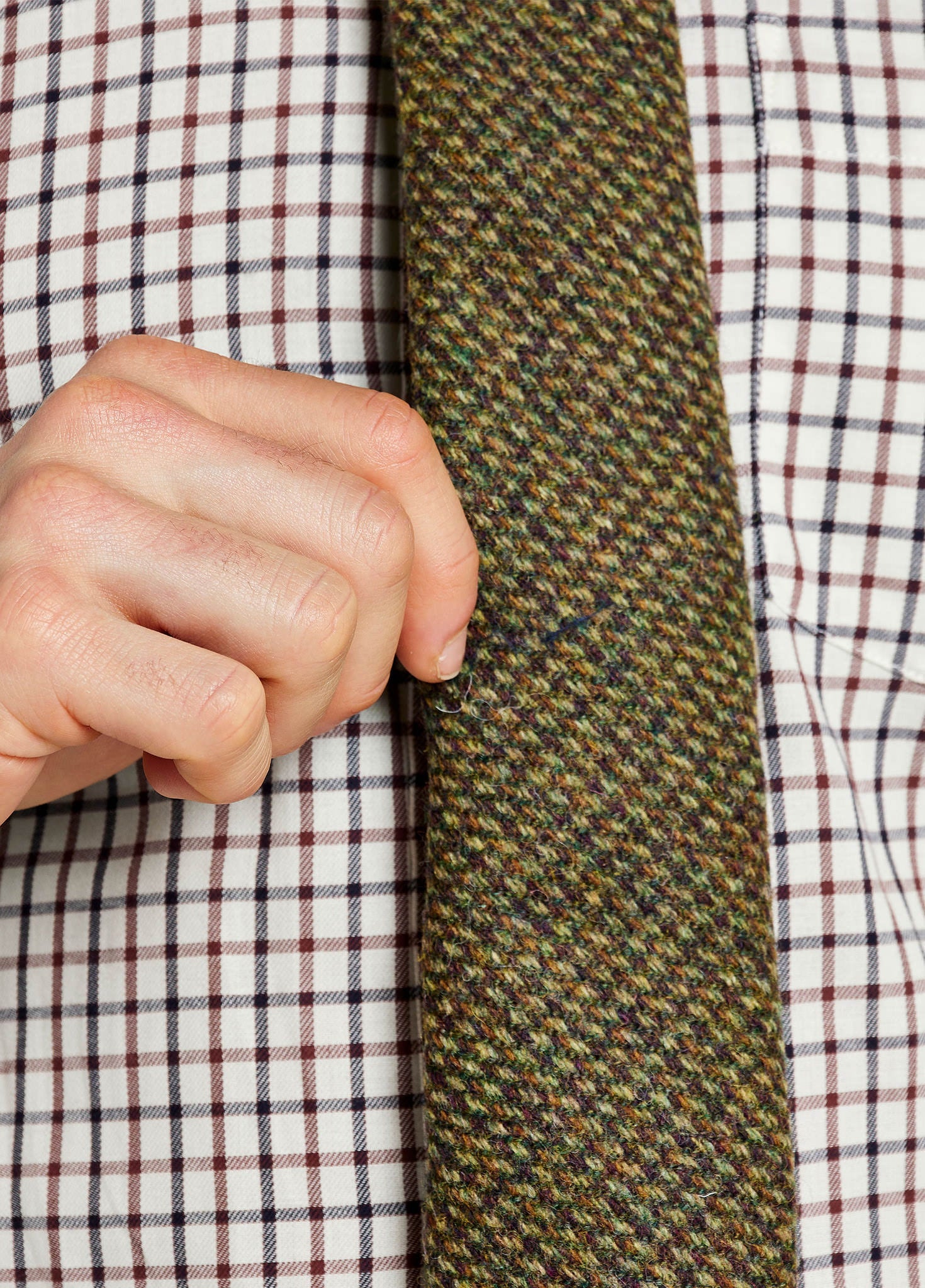 Newtownforbes Wollen Stropdas - Heath