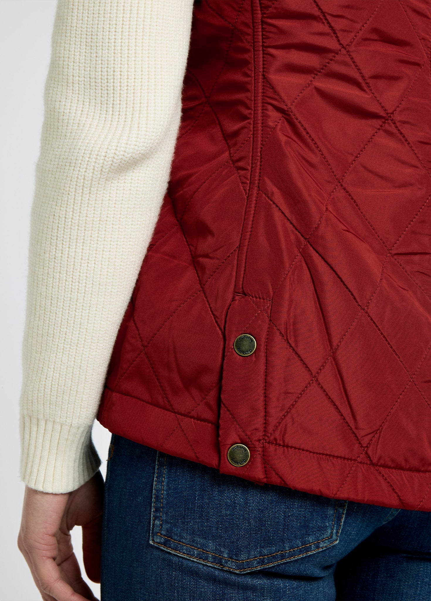 Heywood Quilt Bodywarmer - Red Pepper