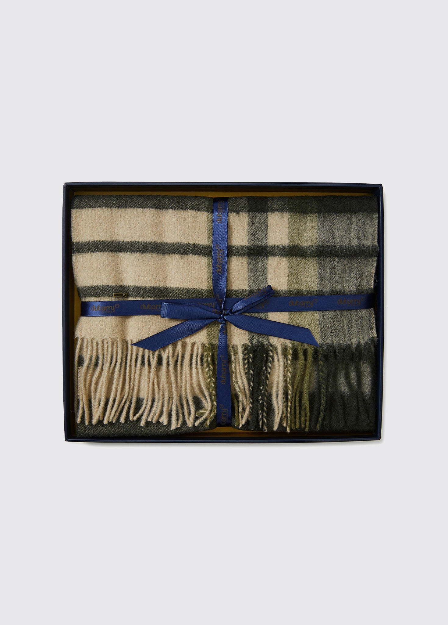 Kildavin Wollen Sjaal - Olive