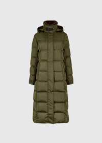 Aldborough Dames Lange Donsjas - Olive