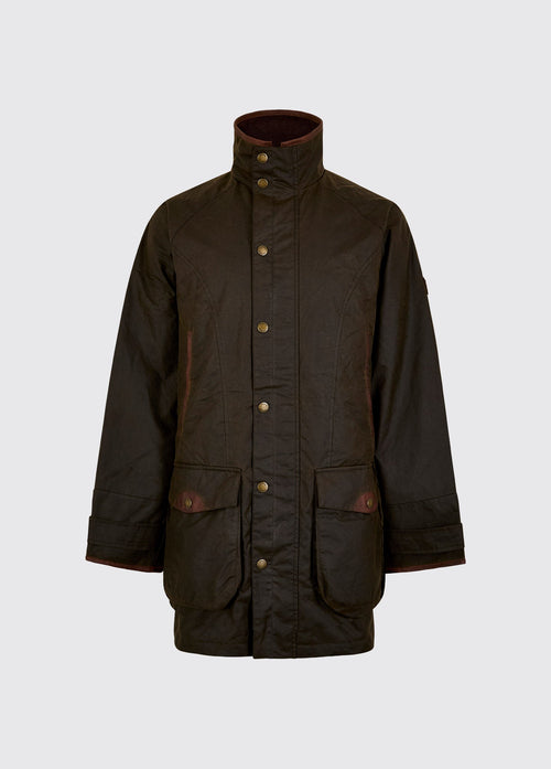 Ballylee Waxkatoenen Jas - Olive