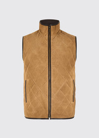 Bellamont Heren Suède Gilet - Tan