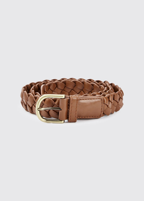 Belmore Dames Leren Riem - Caramel