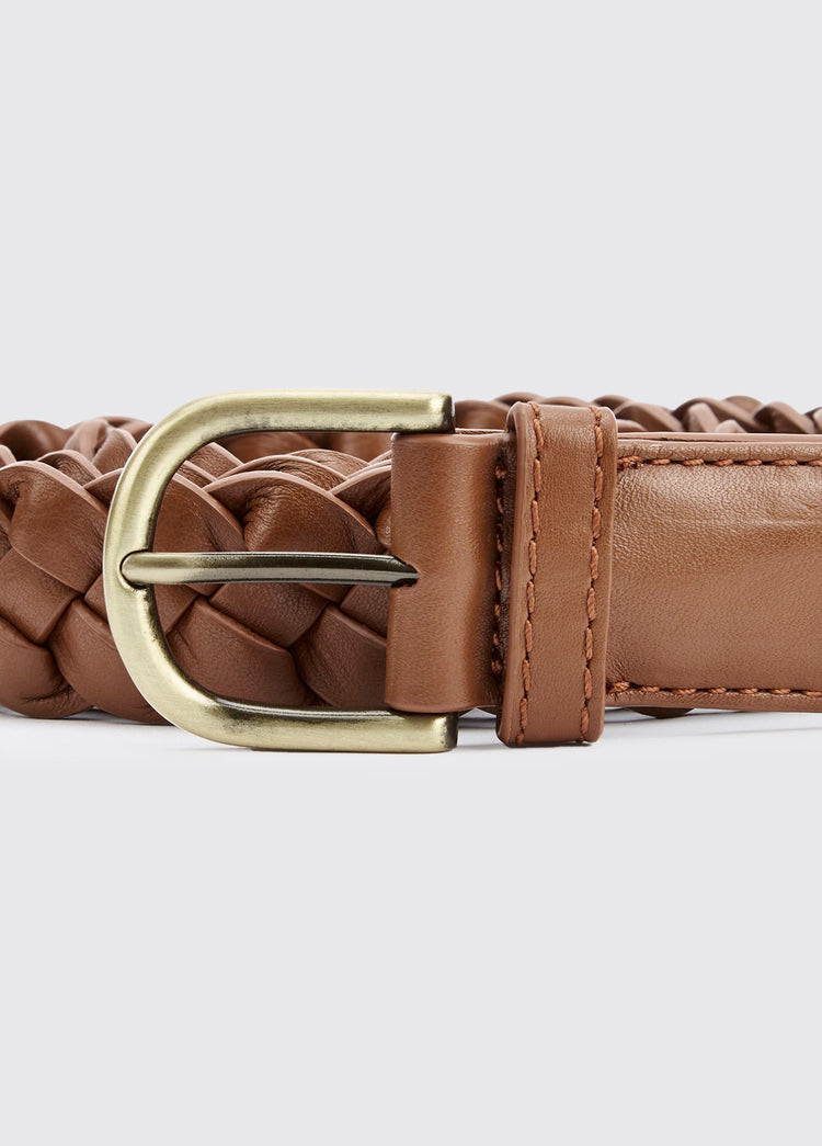 Belmore Dames Leren Riem - Caramel