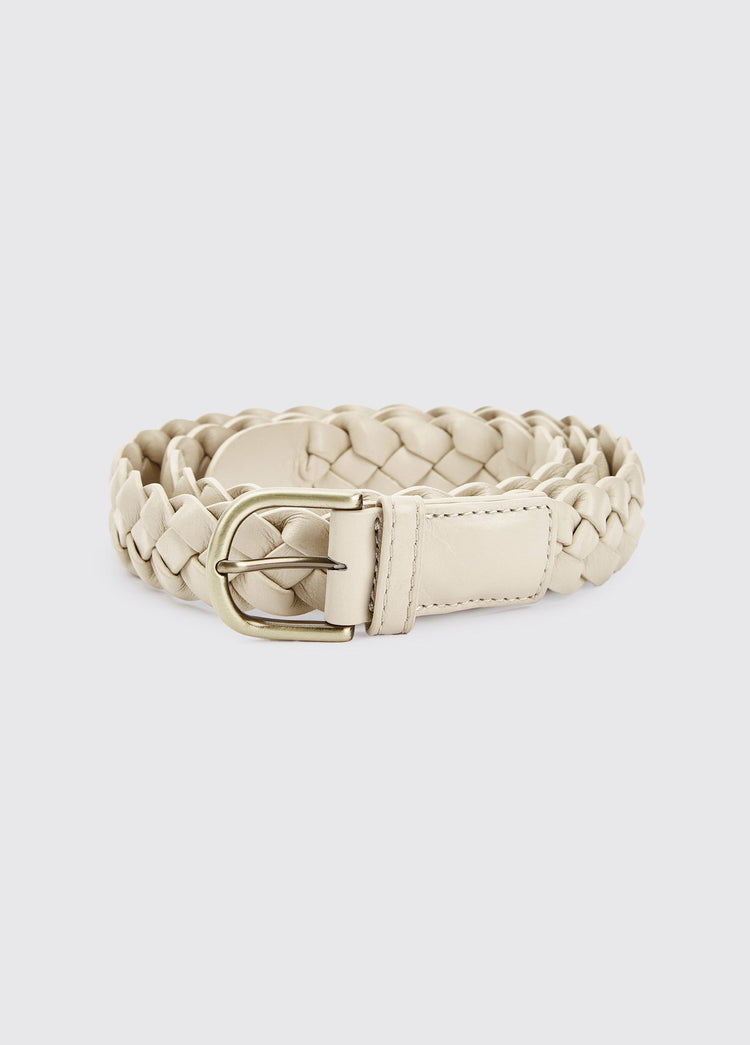 Belmore Dames Leren Riem - Oyster