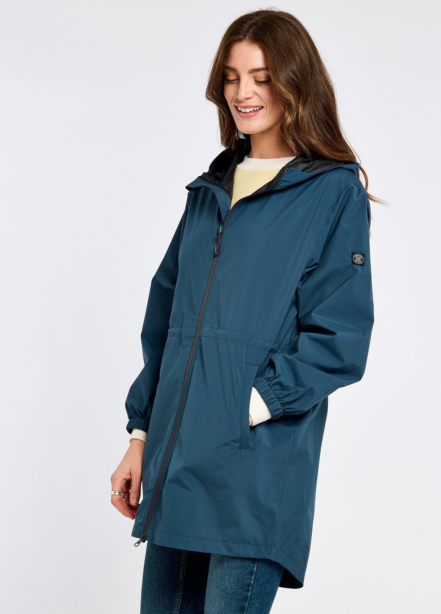 Brookside Dames Lange Regenjas Atlantic1