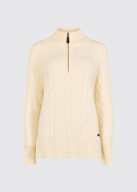 Burtonpoint Dames Viscose Trui - Chalk