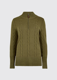 Burtonpoint Dames Viscose Trui - Dusky Green