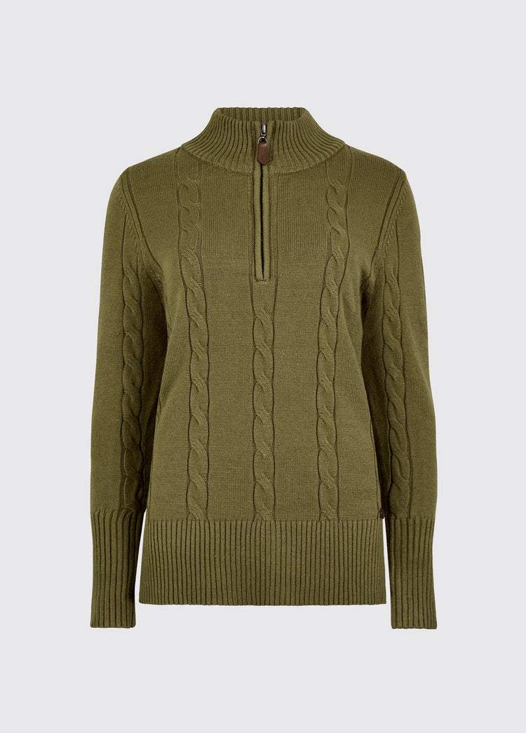 Burtonpoint Dames Viscose Trui - Dusky Green