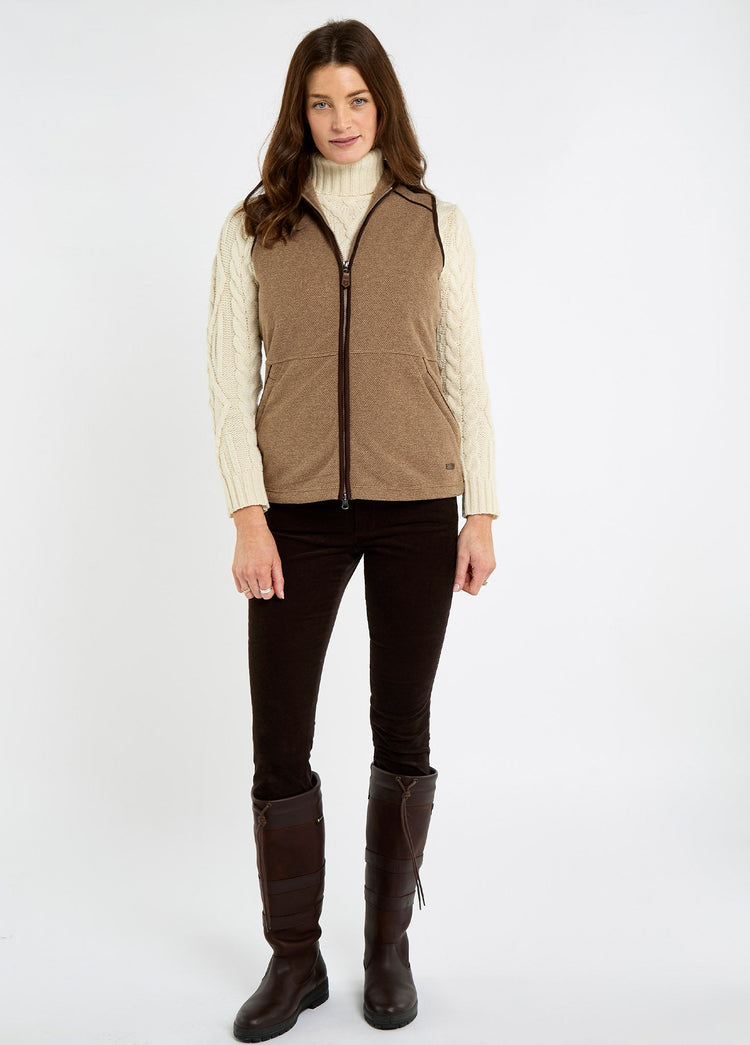 Carbury Fleece Bodywarmer voor Dames - Elk