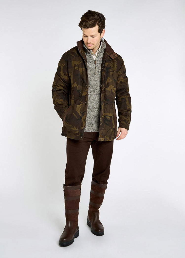 Carrickfergus Heren Camouflage Waxjas