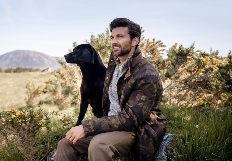 Carrickfergus Heren Camouflage Waxjas