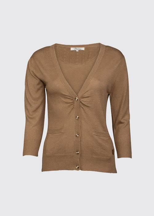 Clarecastle Ladies Cardigan - Cafe