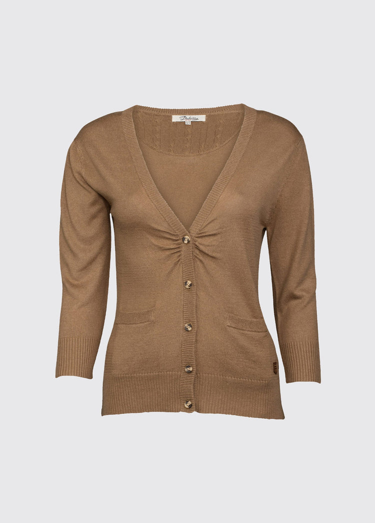 Clarecastle Ladies Cardigan - Cafe