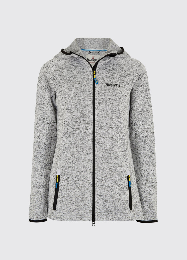 Cliffoney Ladies Fleece Jacket - Grey Marl