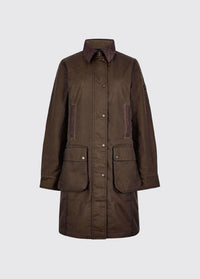 Clifford Dames Waxkatoen Jas - Olive