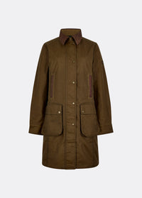 Clifford Dames Waxkatoen Jas - Beech