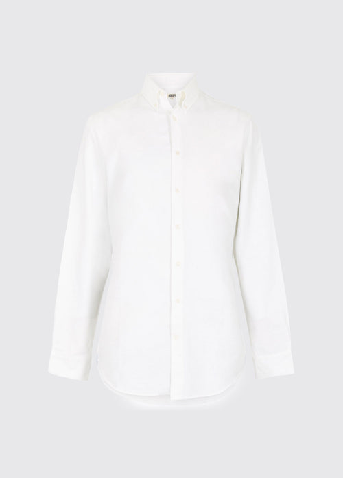 Clontarf Heren Oxford Shirt - White