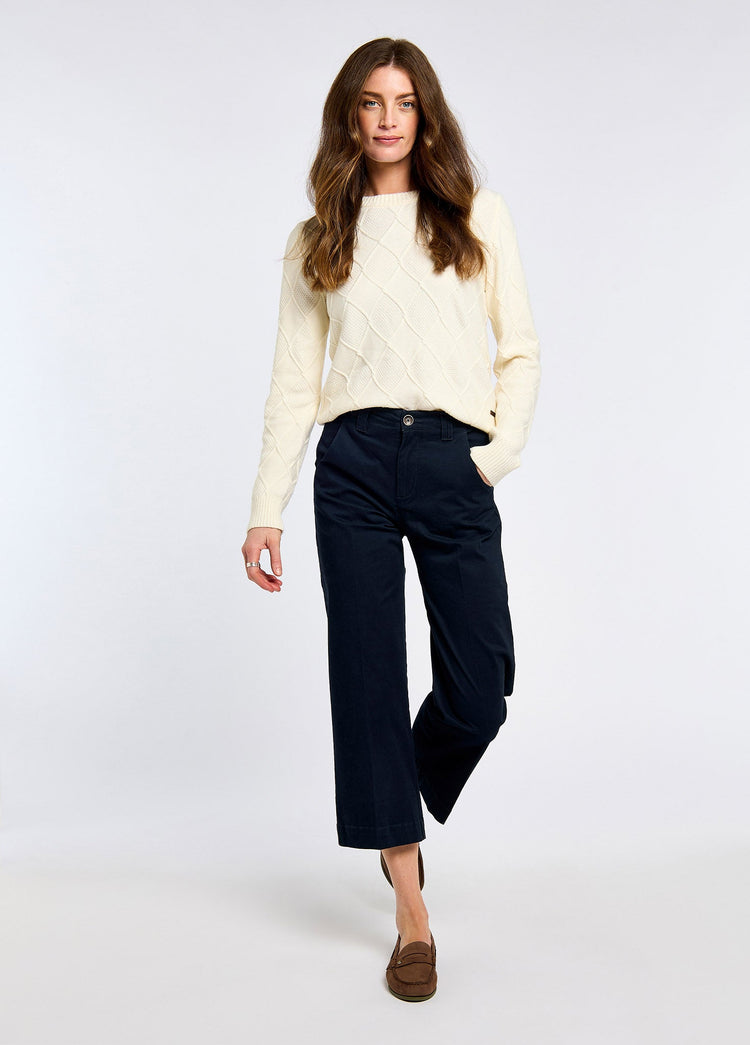 Coachford chino cropped trousers - Navy