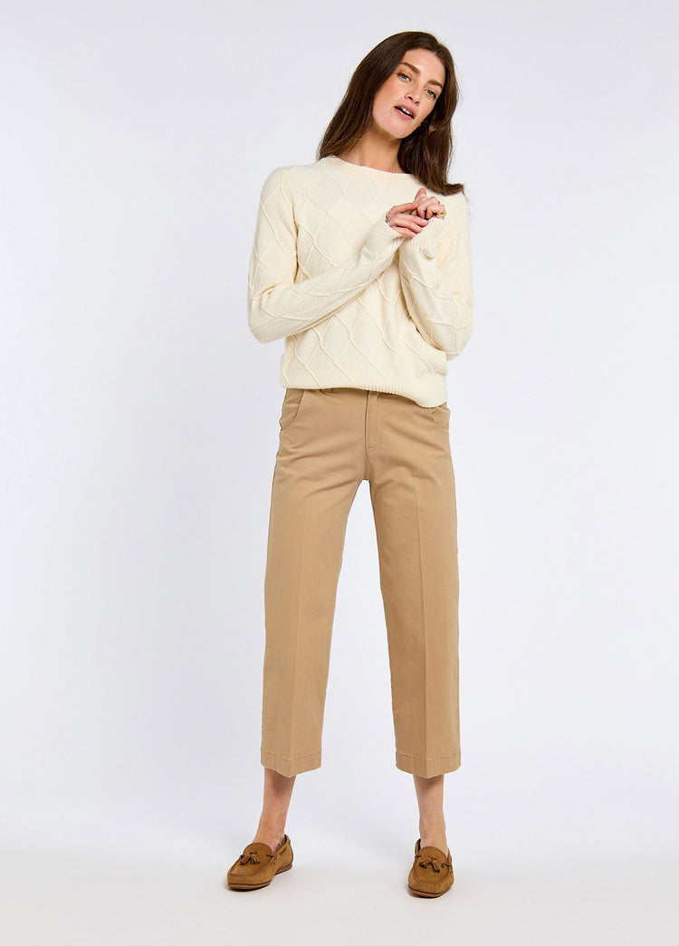Coachford chino cropped trousers - Sand