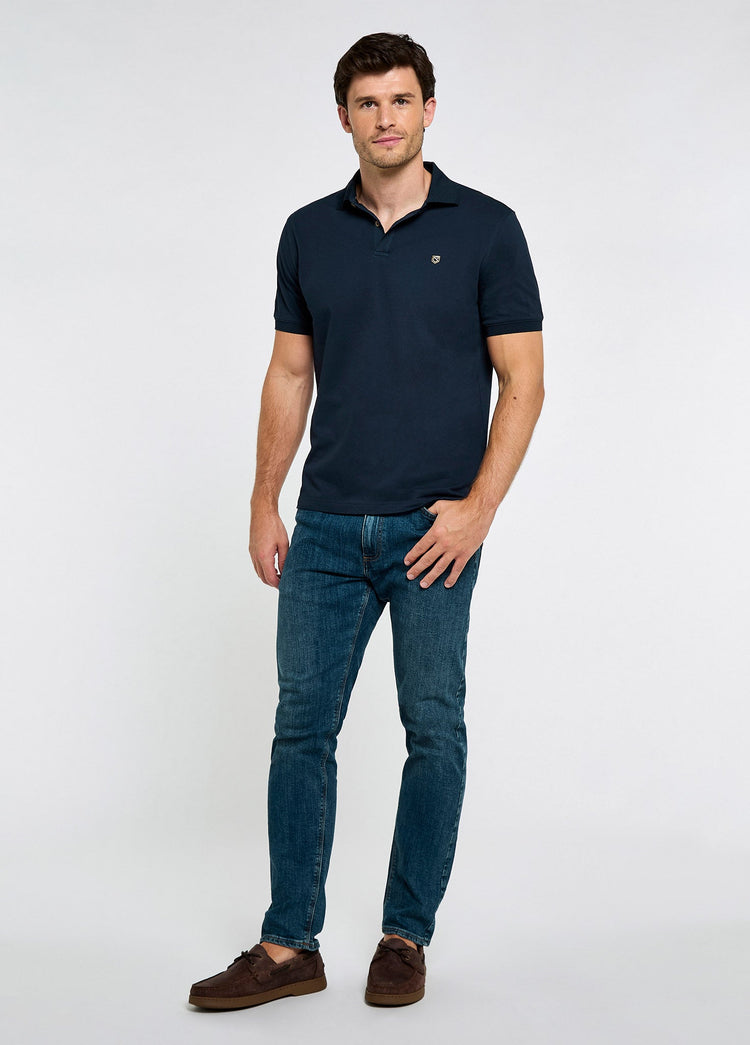 Courtney Heren UPF50 Modal Polo - Navy