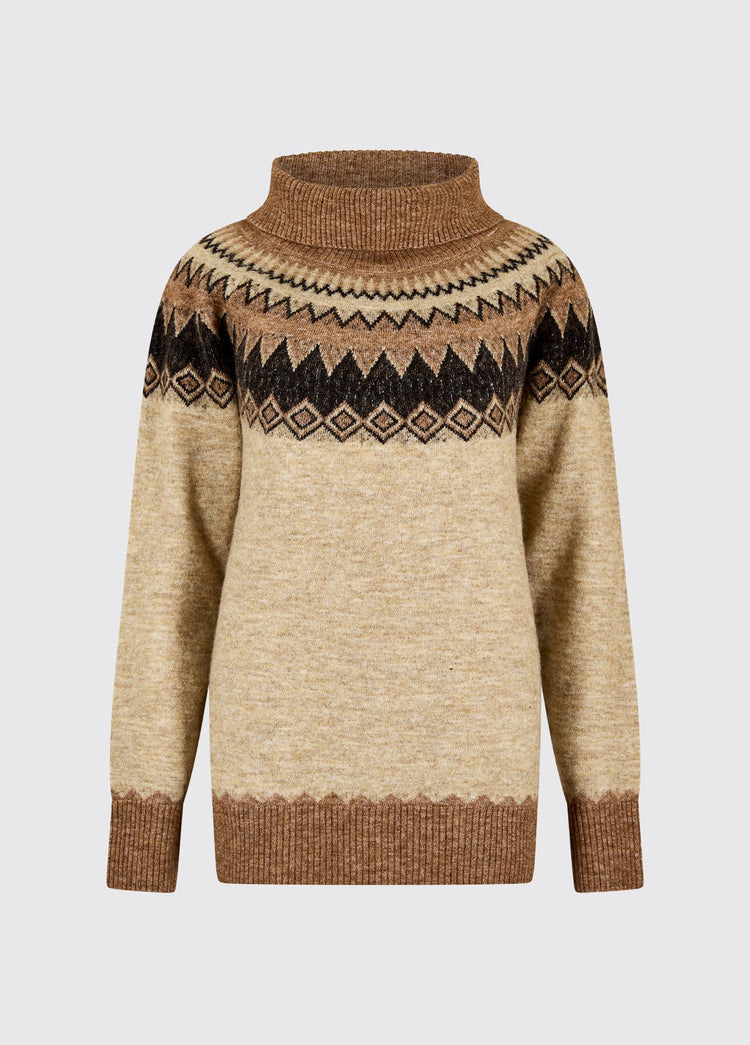 Devlin Dames Fair isle Coltrui - Oat Multi