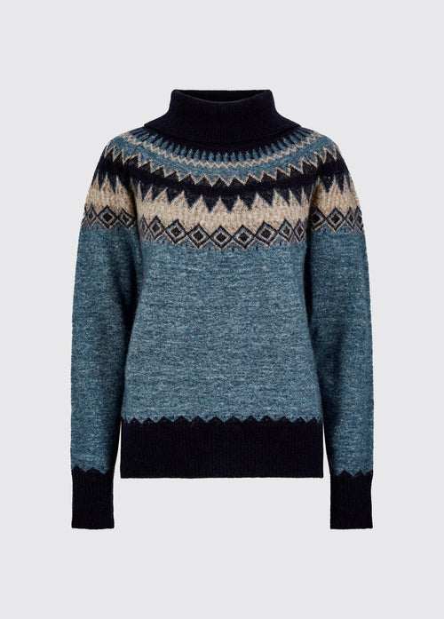 Devlin Dames Fair isle Coltrui - Navy Multi