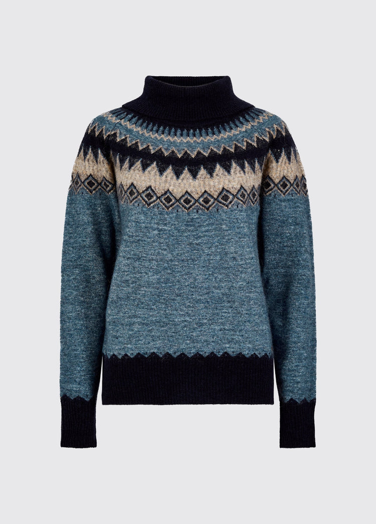 Devlin Dames Fair isle Coltrui - Navy Multi