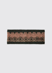 Drumroe Gebreide hoofdband - Olive Multi