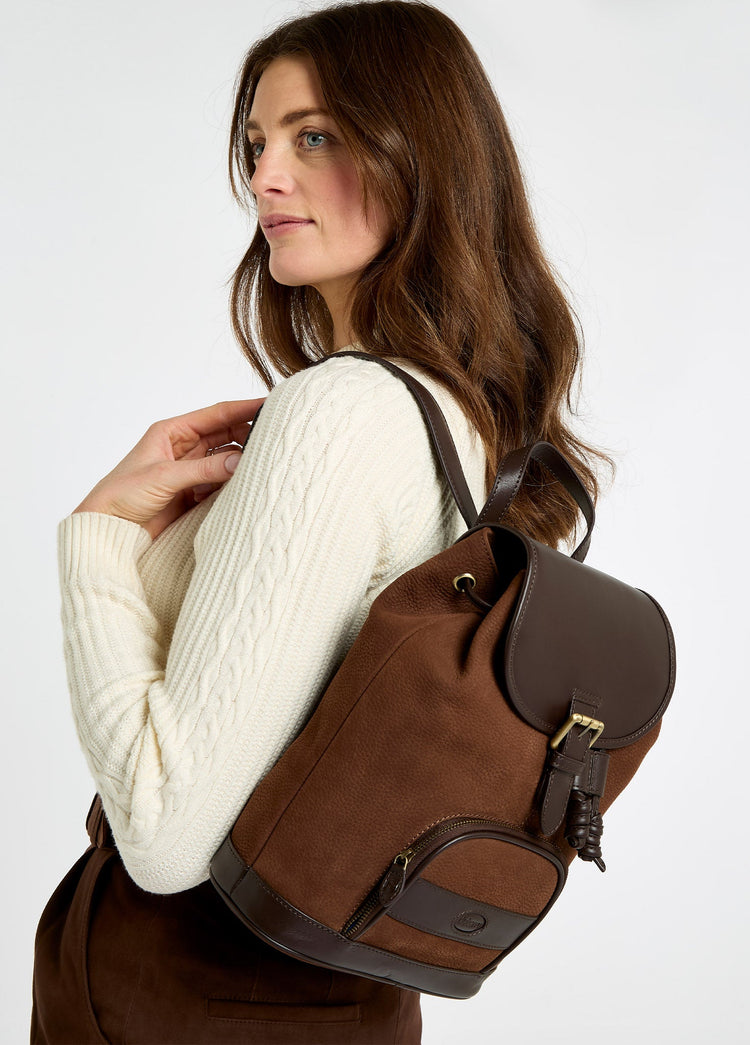 Dunross Leren Rugzak - Walnut